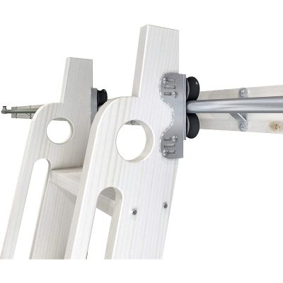 Heavy-Duty Rolling Library Ladder Track Hardware Kit, Ladder Not Included