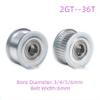 1 pc GT2 2GT 36-Tooth Synchronous Timing Idler Pulley, 3/4/5/6 mm Bore with Bearing for 6 mm Belt, 3D Printer Accessory (4 mm Bore with Teeth) view 2