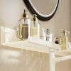 Removable Space-Saving Over-the-Faucet Carbon Steel Organizer view 2