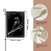 Halloween Garden Flag with Horror Crow Silhouette, 12 x 18 in view 2