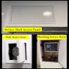 Oracra Magnetic Sanitary Access Panel for Drywall, Black, 51 x 35 cm view 2