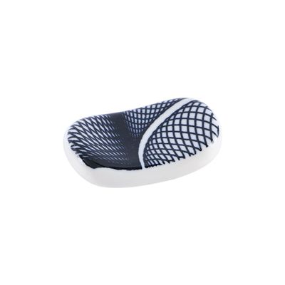 Simple Oval Ceramic Chopstick Holder, Colorful