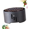 STOBAZA Ceramic Tea Warmer with Oxygen Slot, Ceramic Mat and Candle Holder view 3