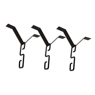 Milisten 3-Piece Iron Rain Chain Hooks for Home and Garden