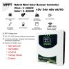MPPT Wind-Solar Hybrid Charge Controller, 12/24/48V, 80A/120A, LCD, Wi-Fi Monitor view 4