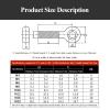 304 Stainless Steel Shoulder Eye Bolt M22 x 150 mm view 2