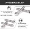 304 Stainless Steel Shoulder Eye Bolt M22 x 150 mm view 4
