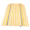 Cuifati 210D Polyester Storage Rack Cover, Yellow and White Stripes view 1