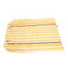 Cuifati 210D Polyester Storage Rack Cover, Yellow and White Stripes view 3