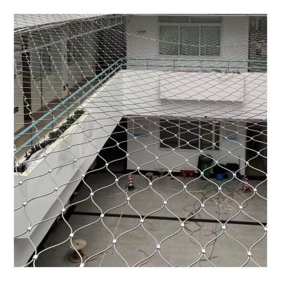 Flexible Stainless Steel Rope Mesh Safety Fence, 1.8 x 20 m