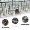 ZHENGQIAN Stainless Steel Anti-Fall Safety Net, 2 mm, H0.8 × L2 m view 3