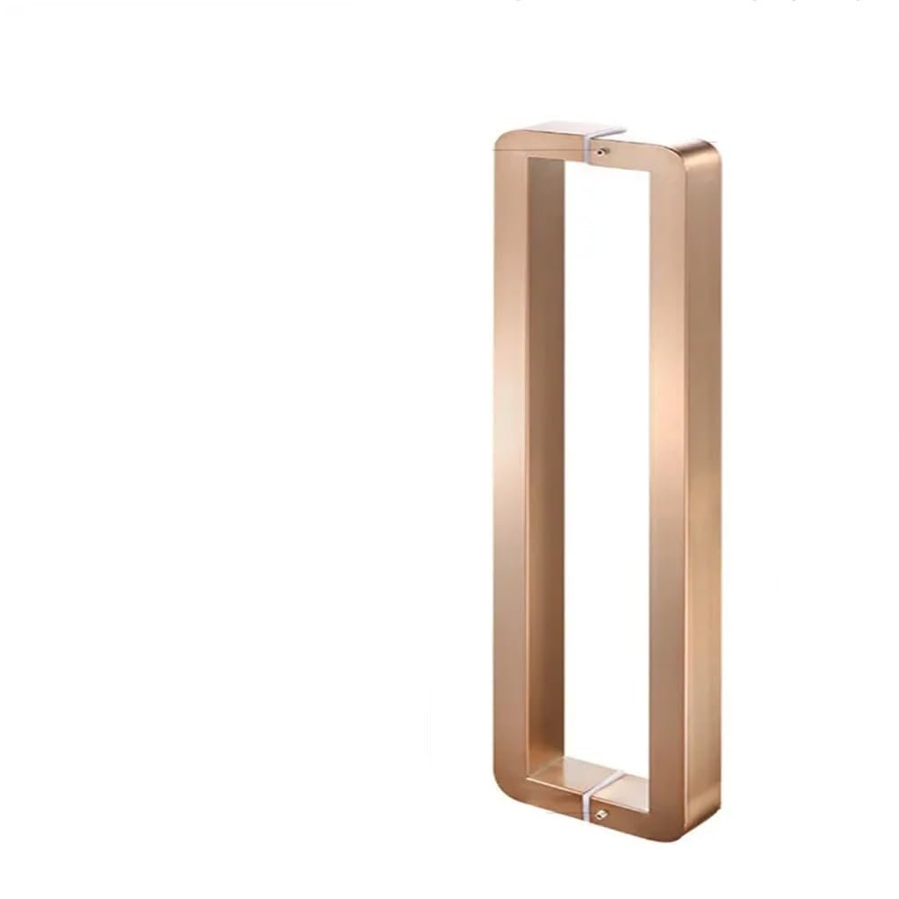 VVW&LIU 1 Pair Thickened Stainless Steel Glass Door Handles, A6, L325 mm, Hole 300 mm
