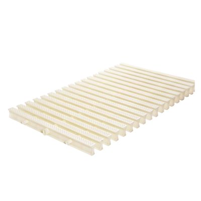 ZHANGGL Swimming Pool Drain Grate Cover, Spliceable Plastic Channel Drain Grate, Flexible Trench Drain Cover, Beige, 5.9 x 39.3 in, 1 pc