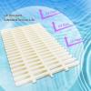 ZHANGGL Swimming Pool Drain Grate Cover, Spliceable Plastic Channel Drain Grate, Flexible Trench Drain Cover, Beige, 5.9 x 39.3 in, 1 pc view 4