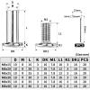 20-Piece M8 x 15 mm Sleeve Nut and Screw Furniture Connector Set view 2