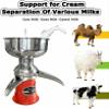 MJMLUCK Electric Milk Cream Centrifugal Separator for Cow, Sheep, Goat & Camel Milk view 3