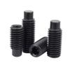 Black Grade 12.9 Steel Hex Socket Set Screw with Dog Point, M2.5–M16 (40 mm, 5 pcs, M8) view 1