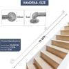 Wall-Mounted Metal Stair Handrail Set, 30 cm–6 m view 2
