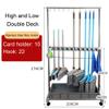 MJMLUCK Mobile Commercial Mop Stand and Cleaning Cart with Universal Wheels view 2