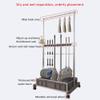 MJMLUCK Mobile Commercial Mop Stand and Cleaning Cart with Universal Wheels view 4