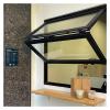Aluminum Vertical Sliding Window for Food Trucks, Flush Mount, Double-Hung Design for Trailers view 1