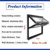 Aluminum Vertical Sliding Window for Food Trucks, Flush Mount, Double-Hung Design for Trailers view 4