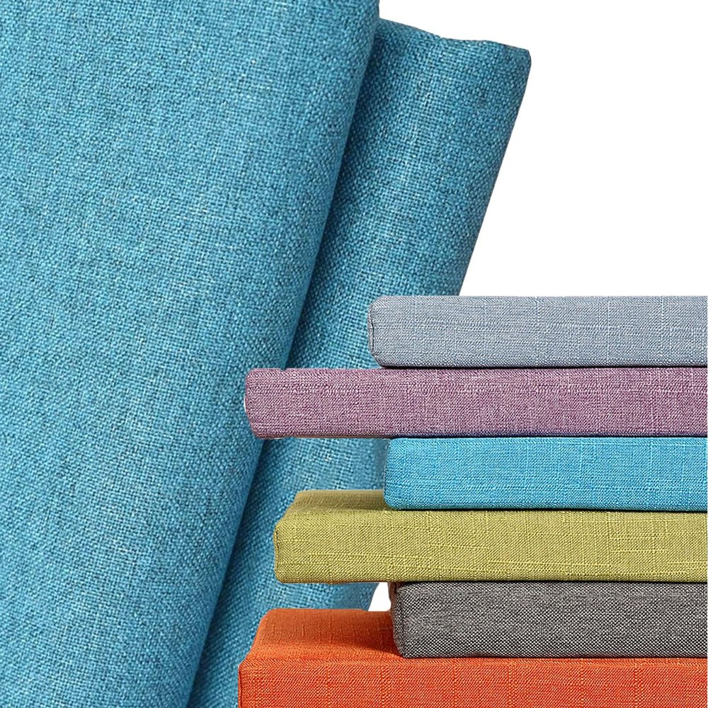Outdoor Cushion Cover, Washable, Waterproof, Replacement for Garden Furniture, Non-Slip, Zipper, Bench Cushion, 170 x 55 cm, Light Blue