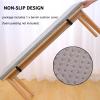 Outdoor Cushion Cover, Washable, Waterproof, Replacement for Garden Furniture, Non-Slip, Zipper, Bench Cushion, 170 x 55 cm, Light Blue view 4