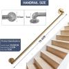 Gold-Tone Metal Wrought-Iron Handrail Set, 1–6 m view 2