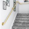 Gold-Tone Metal Wrought-Iron Handrail Set, 1–6 m view 4