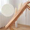 Corduroy Seat Cushion for Benches and Chairs, Thin Straps, Long Mattress Cushion, Dark Gray, 30 x 120 cm view 2
