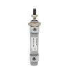 PRXFRWOW CDM2B Mini Pneumatic Cylinder, 32 mm Bore, 25–300 mm Stroke, Built-In Magnet, Standard Type, Double-Acting, Single Rod, 1 pc (100 mm Stroke, CDM2B32) view 1