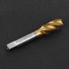 M20 x 2.5 mm Spiral Cobalt Machine Tap, High-Speed Steel, Gold/Silver view 2