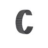 CLCLGOKKOH Elastic Stainless Steel Band for Smartwatches, Unisex (Black, 16 mm) view 1