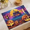 3D Haunted House Halloween Placemats, 18 x 12 in, Set of 6 view 1