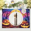 3D Haunted House Halloween Placemats, 18 x 12 in, Set of 6 view 3