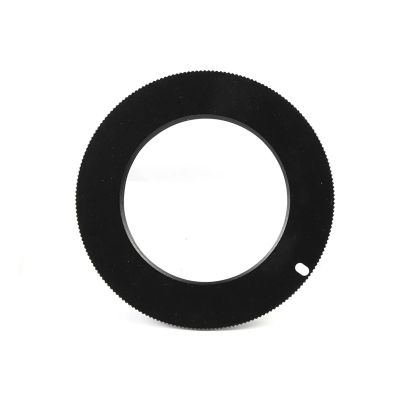 M42 to EOS Lens Adapter Ring for Canon EOS EF Cameras, Adjustable Metal, Black
