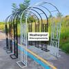 Metal Rose Arbor Pergola for Climbing Plants, 270 cm H x 280 cm W view 2