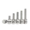 WKAIYUAN M16 304 Stainless Steel Hex-Head Combination Screw, 90 mm view 4