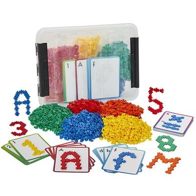 Plus-Plus Educational Toy: Numbers and Letters, Multicolor