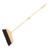 Wooden Broom with Horsehair Bristles and Long Handle view 1