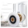 27 mm Diameter Shower Glass Sliding Door Hanging Wheel Roller, Eccentric Pulley view 3