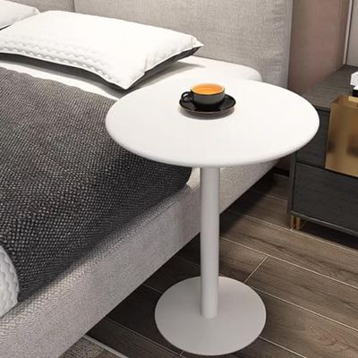 Bistro Table with Metal Base for Kitchen, Bar, and Outdoor Use, Easy Assembly