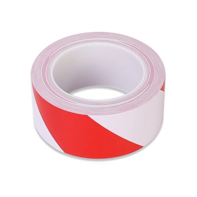 Self-Adhesive Reflective PVC Tape, Barrier Tape (Red and White)