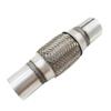 YUANYAO 45mm 47mm 51mm 53mm Stainless Steel Car Exhaust Flex Pipe Bellows Flexible Connection Coupling (51mm x 120mm x 220mm) view 3