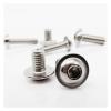10-Pack M6 × 30 mm A2/304 Stainless Steel Hex Socket Button-Head Flange Screws with Washers view 3
