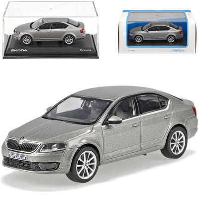 Skoda Octavia III Sedan Cappuccino Beige Metallic Type 5E, 2012–, 1:43 Abrex Model Car