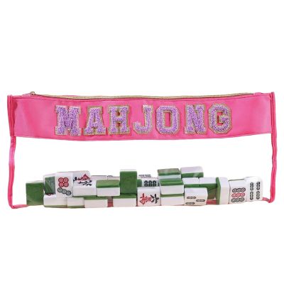 Bvizyelck Transparent Mahjong Tile Storage Bag