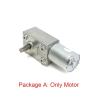 YAKUFAST JGY370 Gear Motor, 12 V, 24 V, Low Speed, High Torque, JGY370 Bracket + Controller + Power-Reversing Gearbox, Mini Reduction Gear Motor (Package B, 2 RPM, DC 12 V) view 2