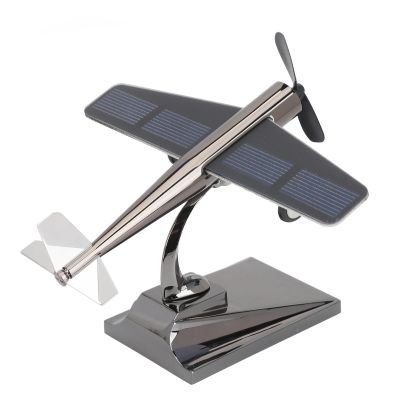 AKLOSIPY Solar-Powered Airplane Model with Rotating Propellers
